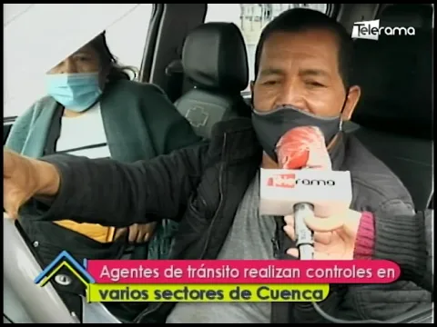 Agentes de tránsito realizan controles en varios sectores de Cuenca