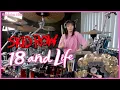 Download Lagu 18 And Life - Skid Row || Drum cover by KALONICA NICX