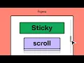Figma tutorial Sticky scroll