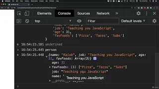 16 JavaScript objects