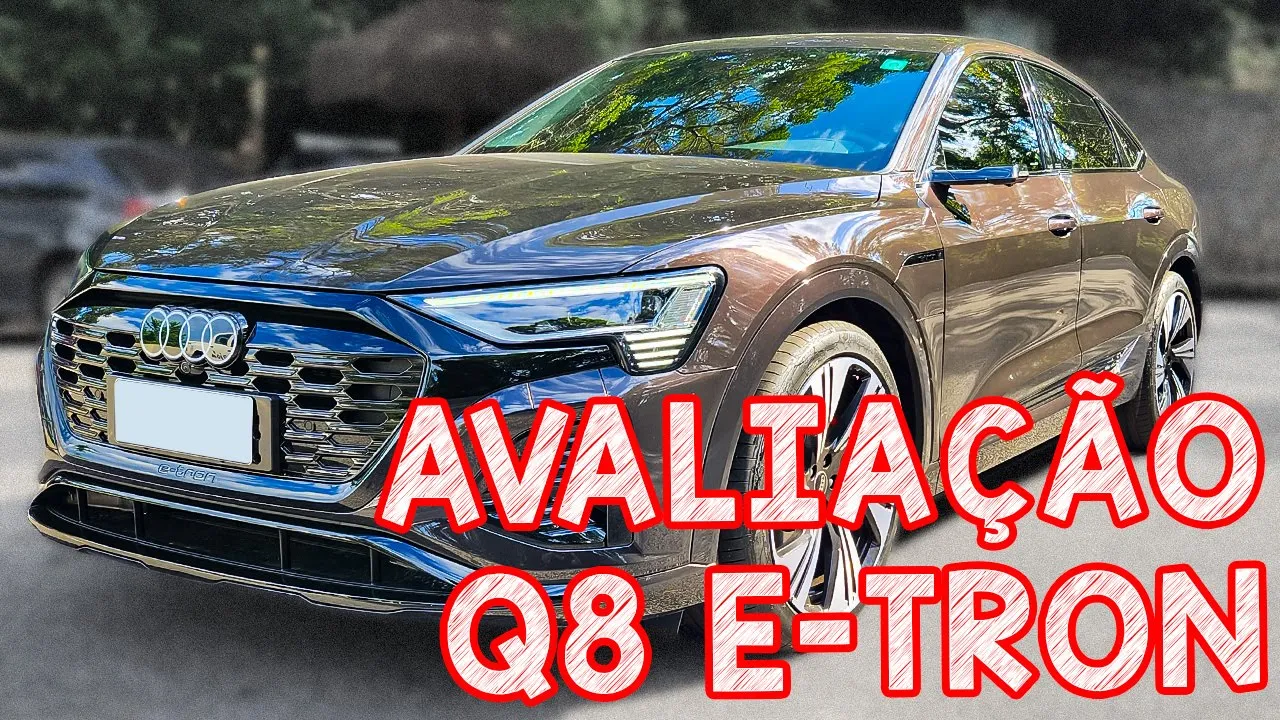 Avaliação Audi Q8 E-tron 2024 - O SUV MAIS RÁPIDO DO MUNDO GANHOU MUITA AUTONOMIA E MAIS COMPLETO