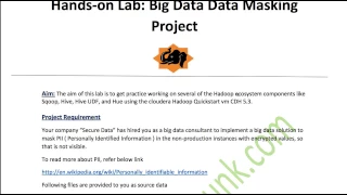 Data Masking Project Overview