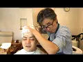 Download Lagu 💈🇯🇵 Bubbles burst, masterful skills — “Idaten Shampoo”: Haircut, shave, shampoo \u0026 massage by Ken