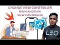 How to change View Controller layout from another View Controller using Notification Center in Xcode