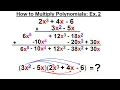 Algebra - Ch 5 Polynomials 14 of 31 How to Multiply Polynomials Ex 2