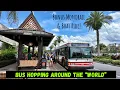 Download Lagu Disney World Resort Bus Hopping Between Parks + Monorail, Boat Ride \u0026 Walk Around The Poly Beach 🌸