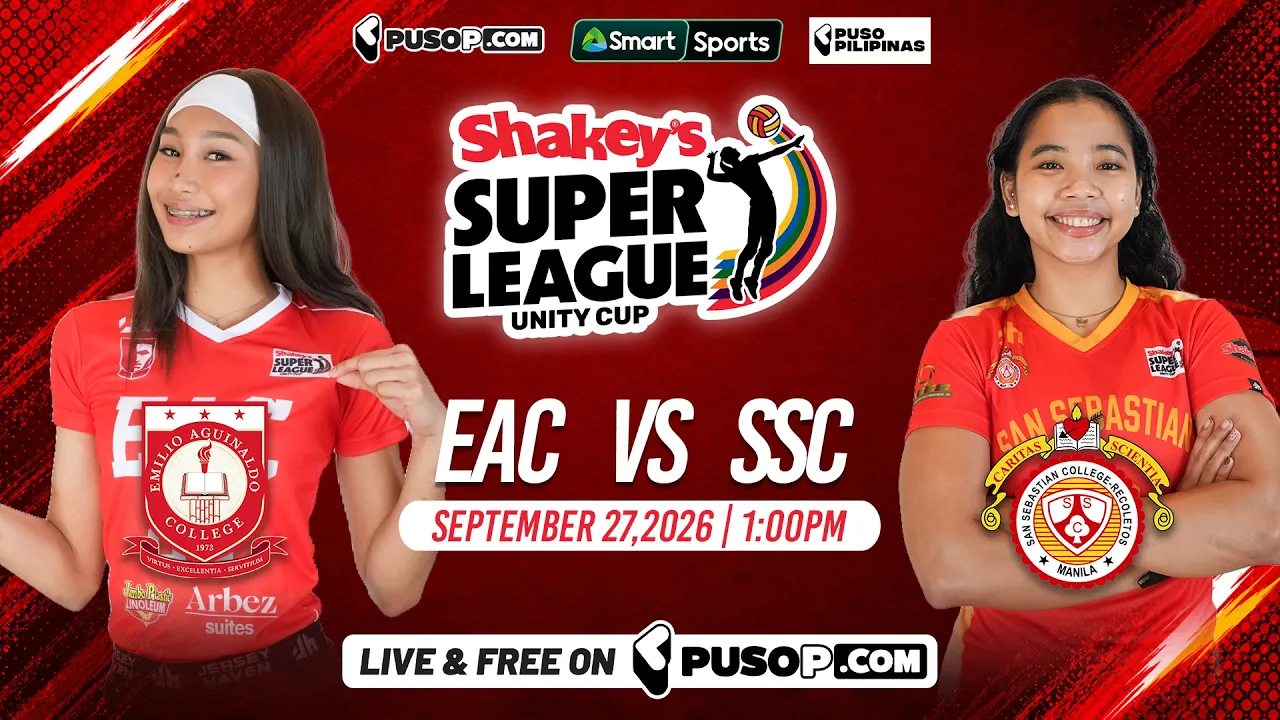 Shakey’s Super League Unity Cup 2026 | EAC vs SSC-R