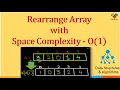 Rearrange an array so that arr i becomes arr arr i with space complexity O 1