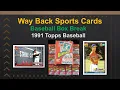 1991 Topps Baseball Vintage Cards - Chipper Jones Rookie Card