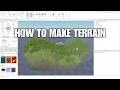 HOW TO MAKE TERRAIN 2025 ROBLOX STUDIO TUTORIAL WORKING