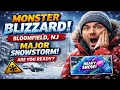 LIVE North Jersey Blizzard Bloomfield NJ Snowstorm Coverage NYC Area Storm