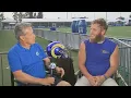 Rams Training Camp Exclusive Player Interviews More ABC7 2023 Season Kickoff Special