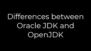 Java Differences between Oracle JDK and OpenJDK 5solution