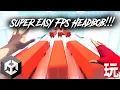 Super Easy FPS HeadBob in Unity Playmaker