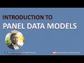 Panel Data 1 Introduction to Panel Data Analysis