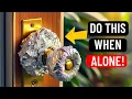 Boost Home Security with Foil on Door Knob 12 words