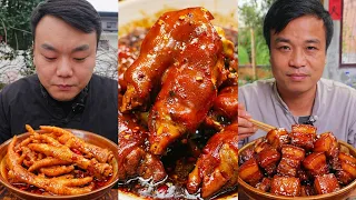 盲盒手气大爆发！红烧猪蹄也太香了，今天谁是大赢家？