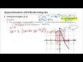 Approximating Definite Integrals Using Rectangles