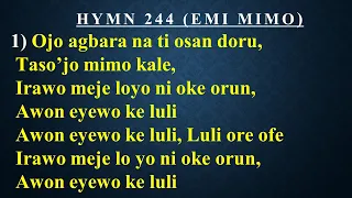ccc hymn 244 ojo agbara na ti osan doru celestial church of christ redemption parish winnipeg ca