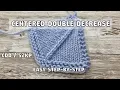 How to Knit a Centered Double Decrease CDD s2kp Step-by-Step Tutorial