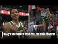 Shaquille O Neal s son Shaqir wins the 2026 College Slam Dunk Contest ESPN College Basketball