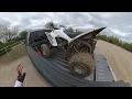 RAPTOR 350 BIG GUN FULL EXHAUST RAW SOUND TRAIL RIDING