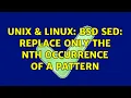 Unix Linux BSD sed Replace only the Nth occurrence of a pattern 2 Solutions