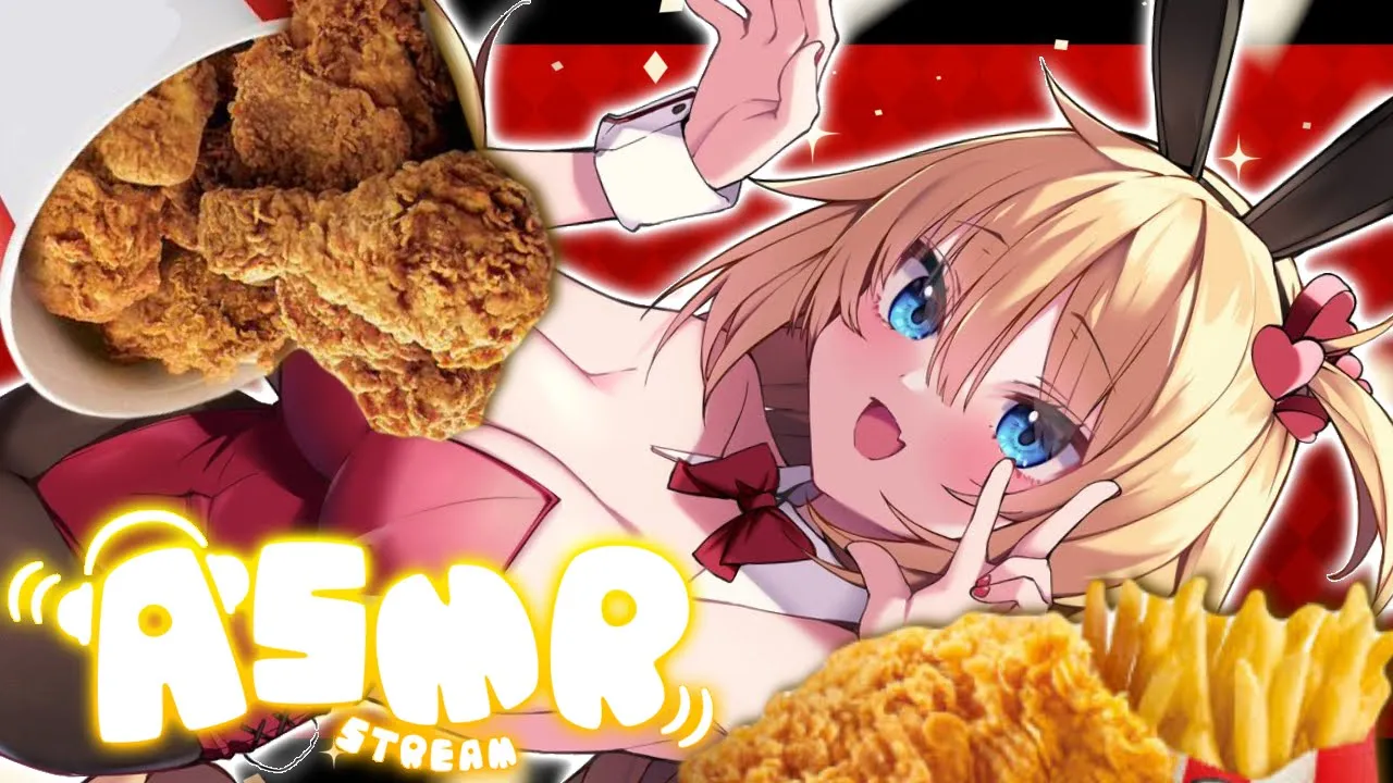 【 ASMR 】ASMR KFC CHICKEN MUKBANG｜EATING SOUNDS　#hololiveen0