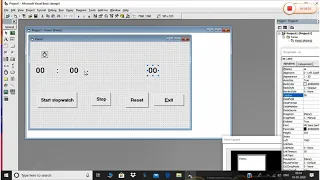 how to make stopwatch in vb visual basic creating a stopwatch in vb