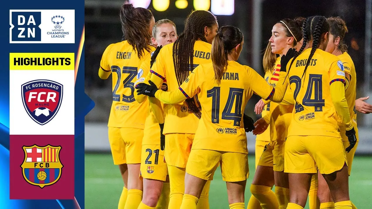 HIGHLIGHTS | FC Rosengård vs. Barcelona (UEFA Women's ...