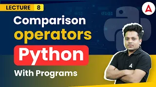Comparison Operators in Python with programs Python Full Course Coding Adda247