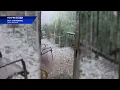 Hail causes damage across the Denver area