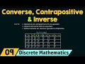 Converse Contrapositive and Inverse