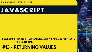 How to return a value in JavaScript Function Hindi JavaScript The Complete Guide