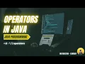 Java Operators Explained Beginner to Pro