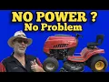 Yard Machines Riding Mower No Power Easy Diagnosis Repair