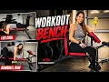 Adjustable weight bench by Oppsdecor for at home workouts Fitness equipment for at home workouts