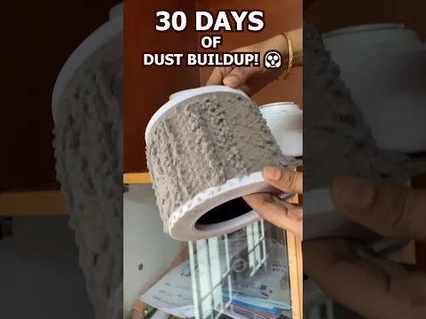 30 Days of Dust! 😱 | LEVOIT Core Mini Air Purifier Filter Cleaning in Tamil