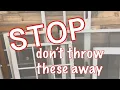 Junk Pile Saves - Dumpster Diving for Frame and Windows