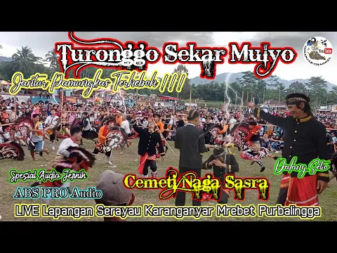 Download MP3 JANTURAN PAMUNGKAS EBEG TURONGGO SEKAR MULYO SPEKTAKUKER KI DALANG SETYO SERAYAU KARANGANYAR MREBET