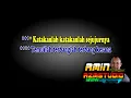 BUKAN SANDIWARA KARAOKE Irvan Mansyur S Nada PRIA