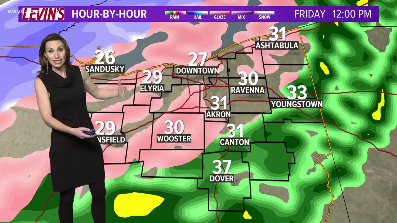 11 p.m. weather forecast for January 11, 2018