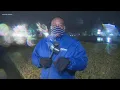 Wet roads in Hickory NC as winter storm moves into region