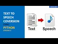 Convert Text To MP3 Using Python