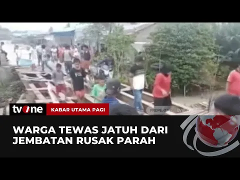 Pria di Sumut Tewas usai Terpeleset dari Jembatan Rusak