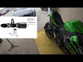 90 Amazon Toce Slip on exhaust Install Kawasaki Ninja 400