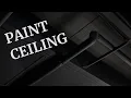 How to Paint an Exposed Ceiling DIY Basement Ceiling Spray