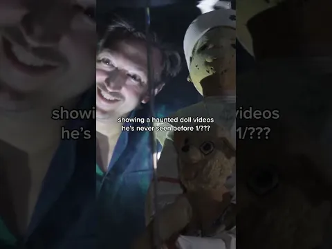 Shane has an interesting way of making new friends #haunteddoll #ghosthunting #paranormal