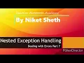 Nested Exception Handling in Python - Dealing with Errors Part 7