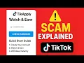 TikApply Watch Earn TikTok Reviewer Scam EXPLAINED - Don t Fall for This mp4